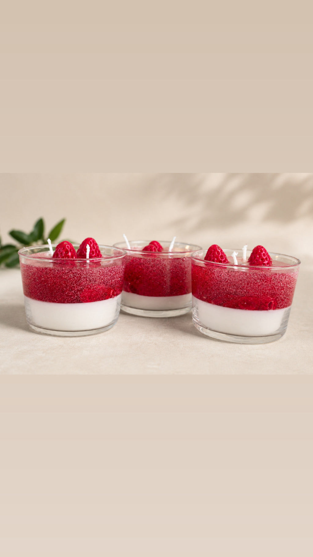 Dessert kaarsen