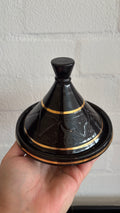 Zwarte/goud Tajine