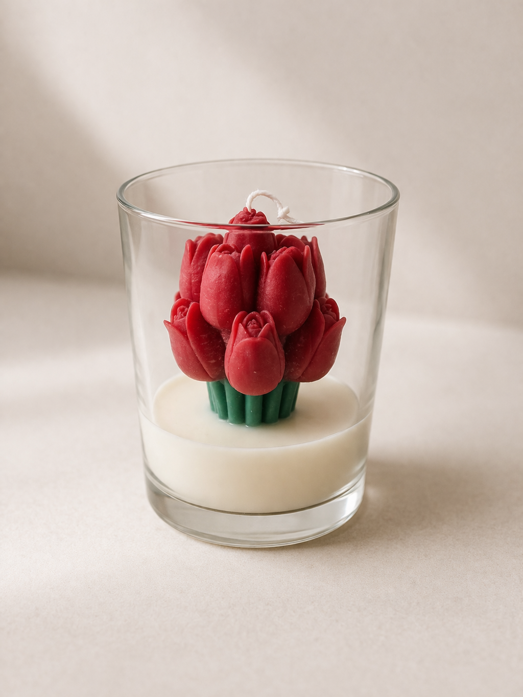 Tulpen in glas