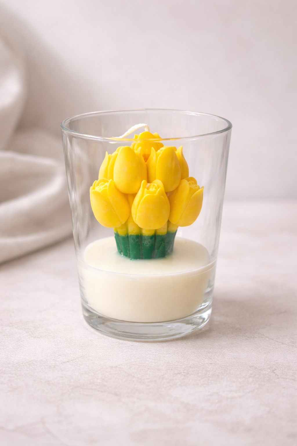 Tulpen in glas