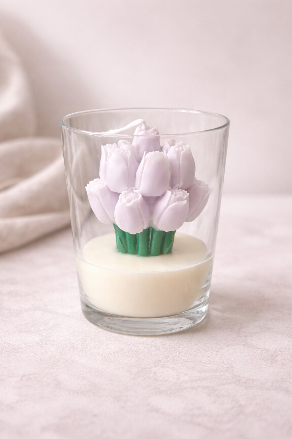 Tulpen in glas
